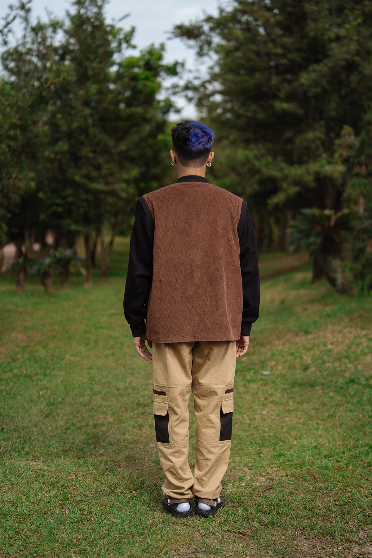 Mountaineering Convertible Jacket Brown