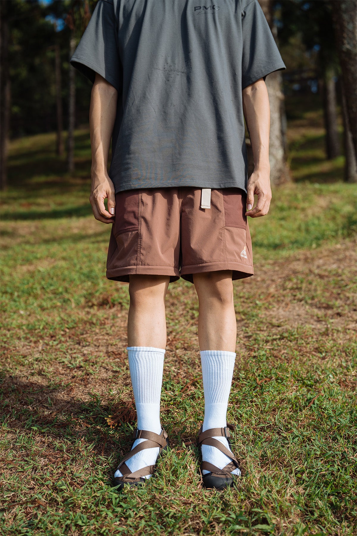 Camper Convertible Pants Brown