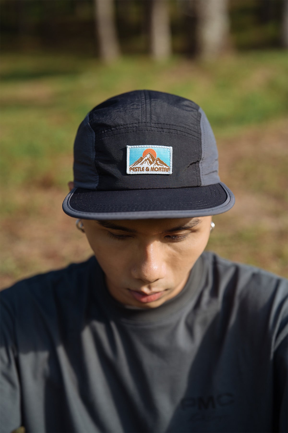 Mountaineering 5 Panel Cap Black/Grey