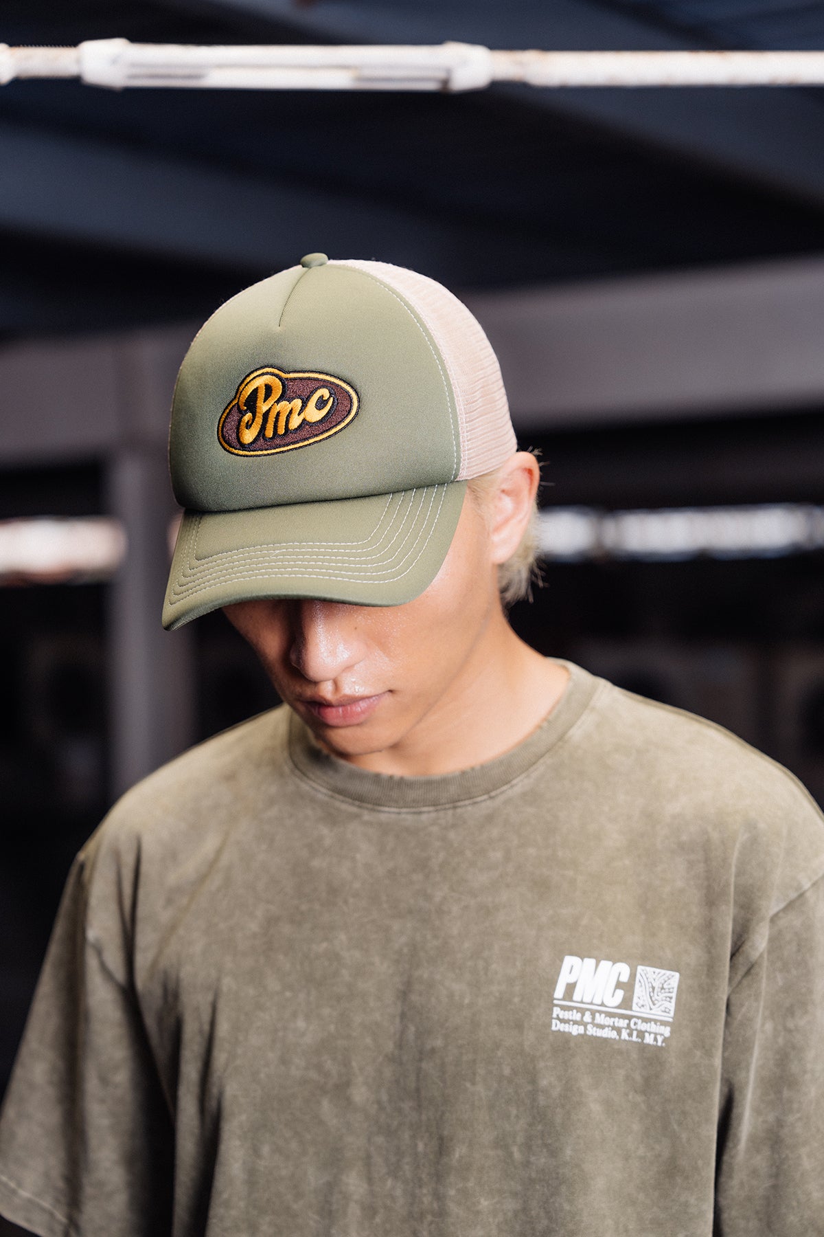 Craft Logo Trucker Cap Olive