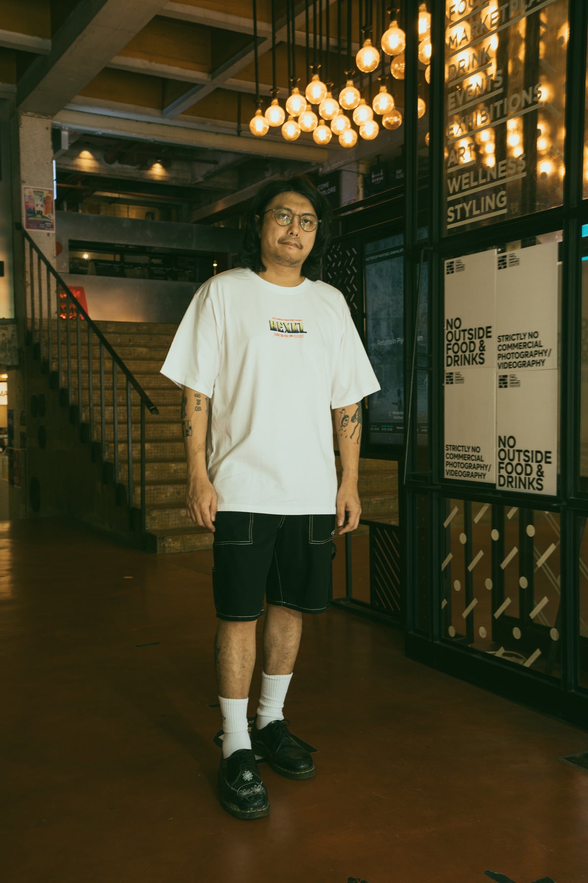 PMC X REXKL Nouveau Tee White