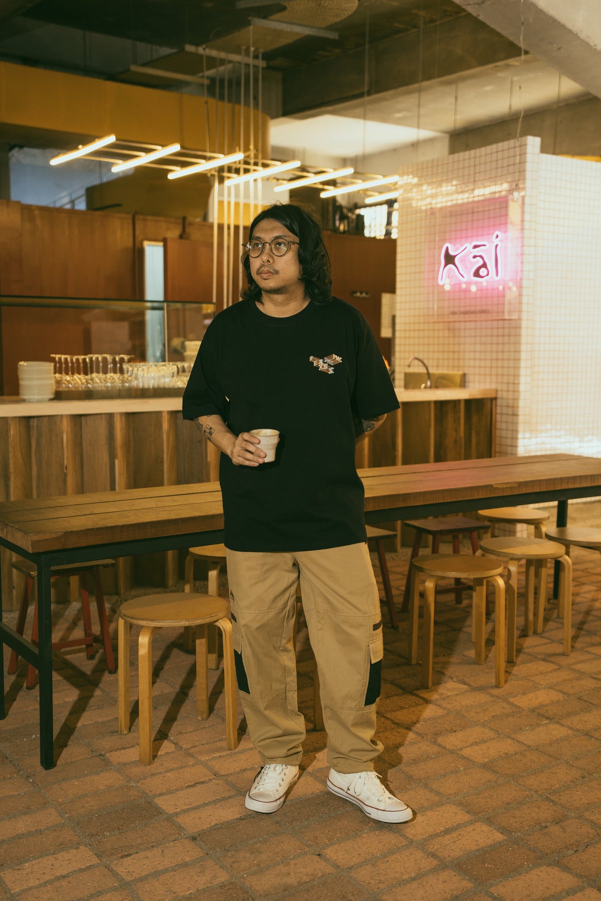 PMC X REXKL Blueprint Tee Black