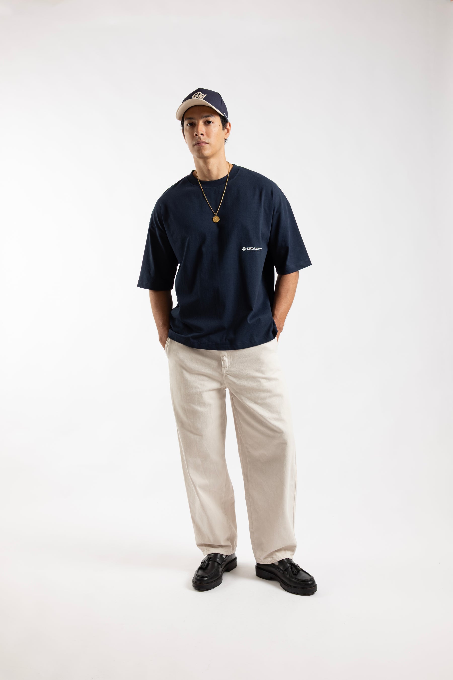 Quintessential Box Tee Navy Blue