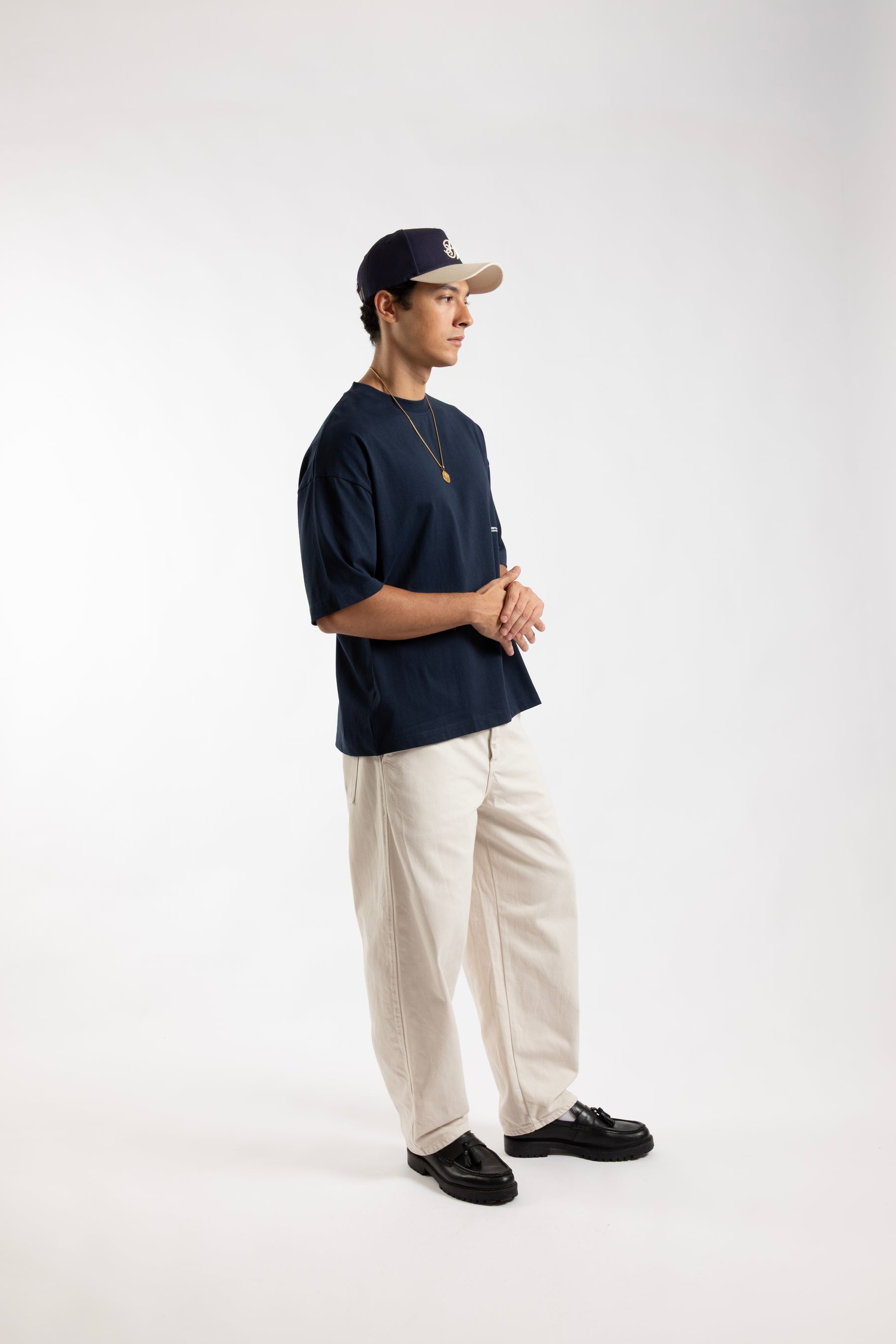 Quintessential Box Tee Navy Blue