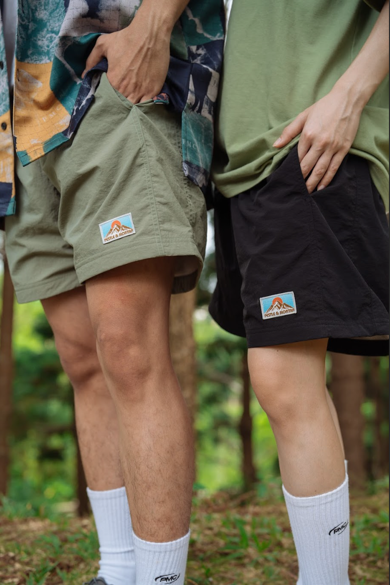 Mountaineering Nylon Shorts Sage Green