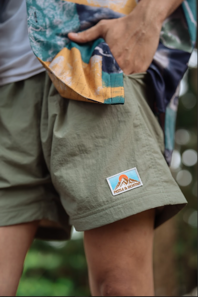 Mountaineering Nylon Shorts Sage Green