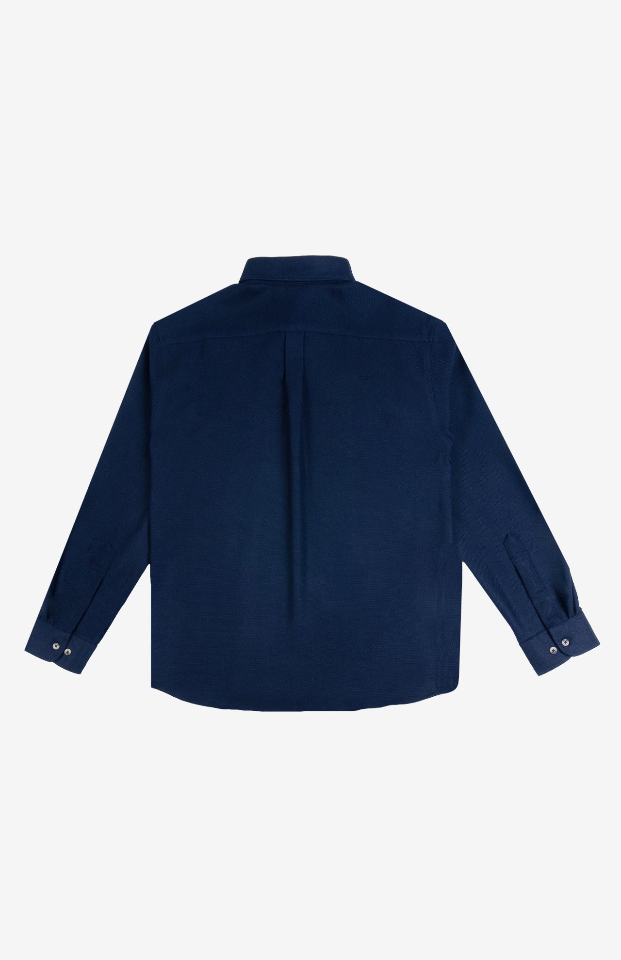 Monogram Logo Hi-Dense Oxford Shirt Navy Blue