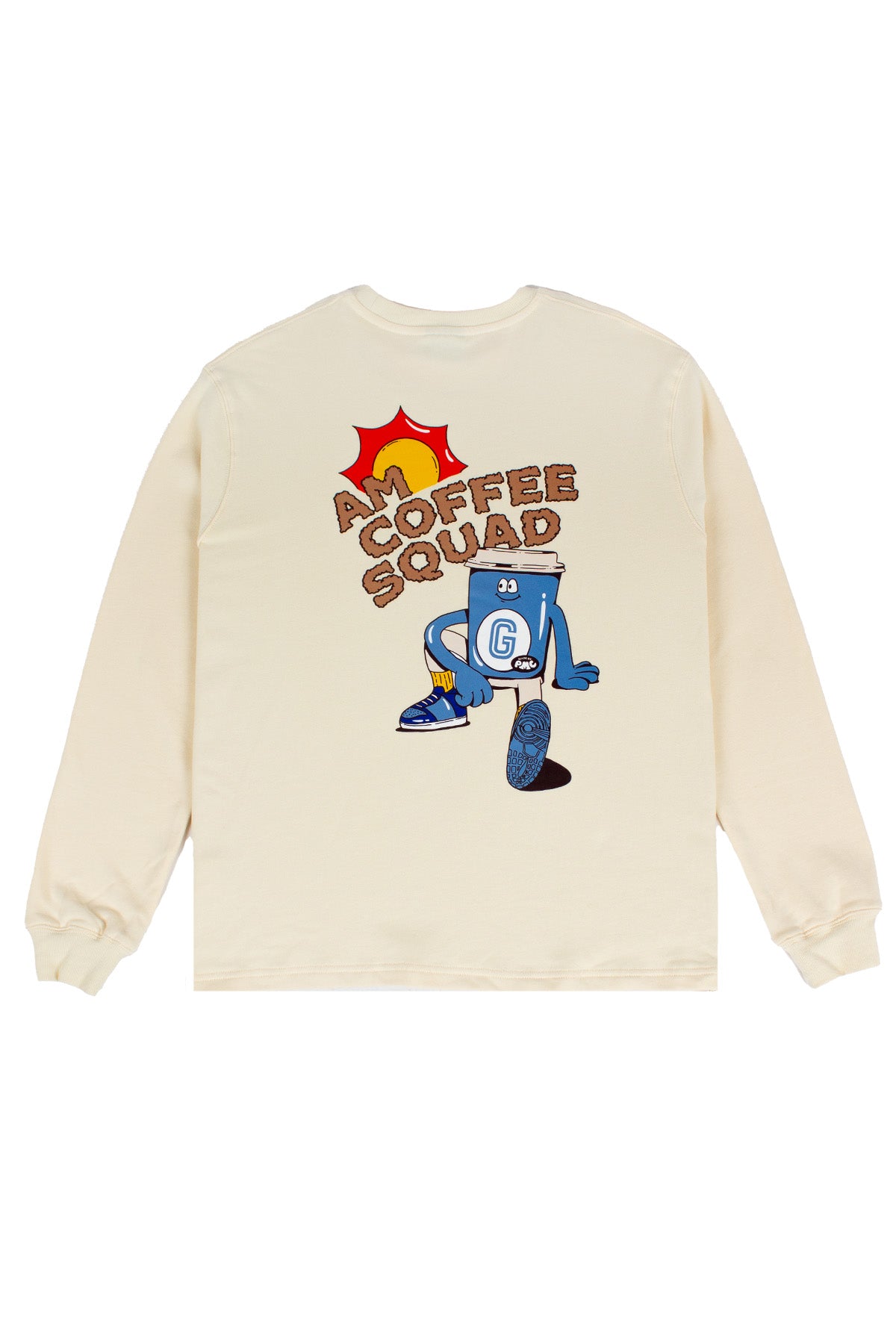 A.M. Coffee Squad Sweatshirt Cream
