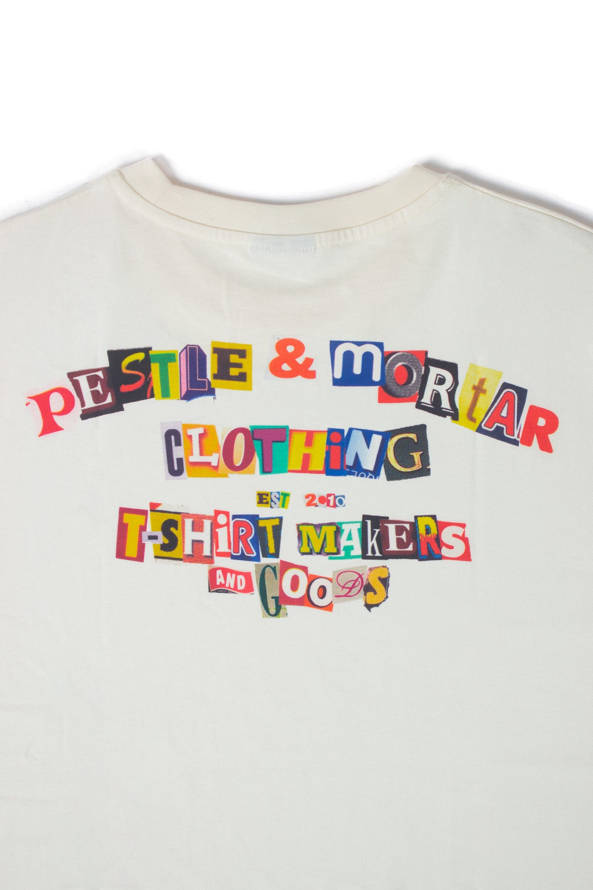 Cutout Flying Mechanic Tee Cream