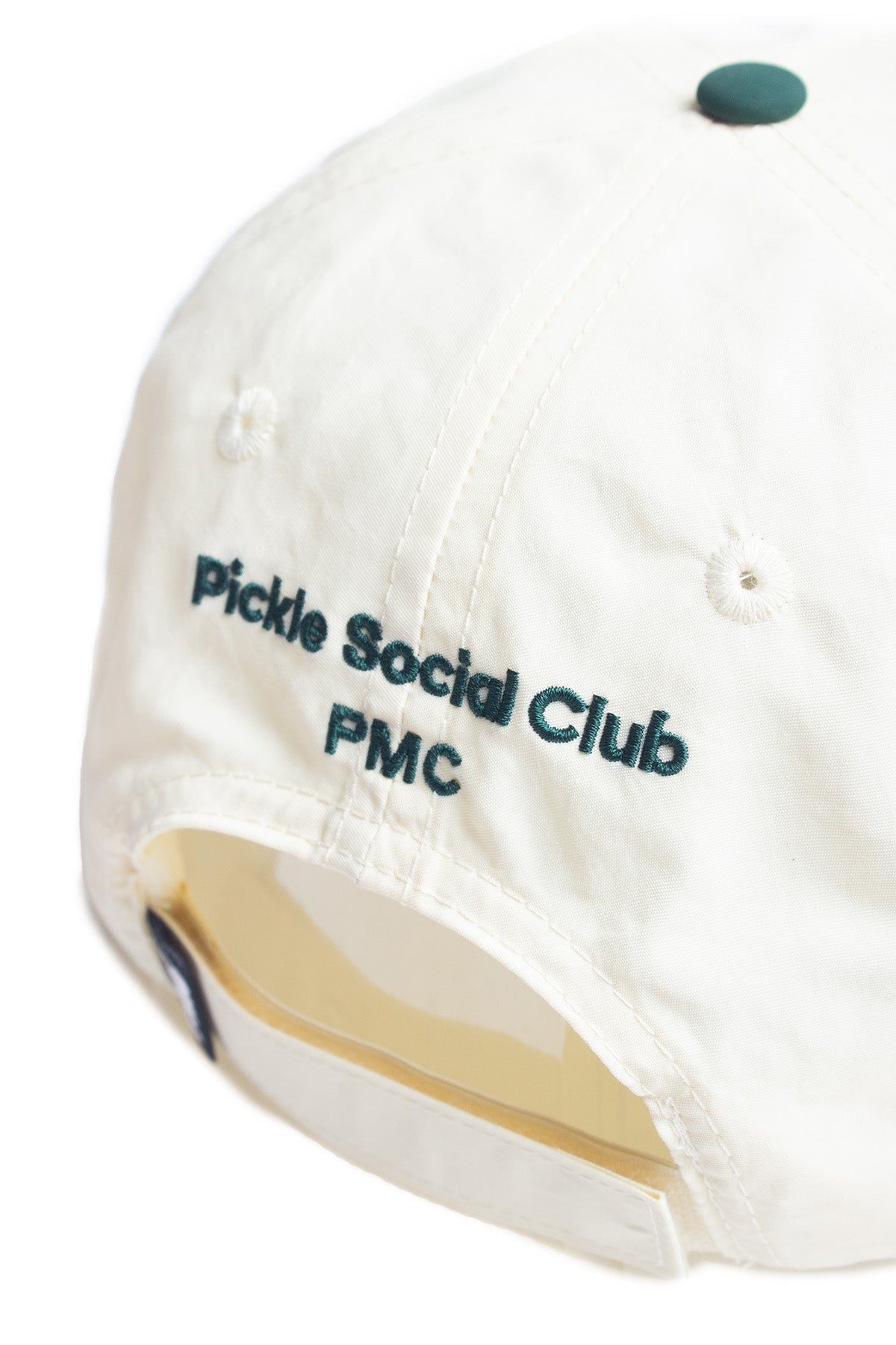 Court Flat Brim 6 Panel Cap Cream