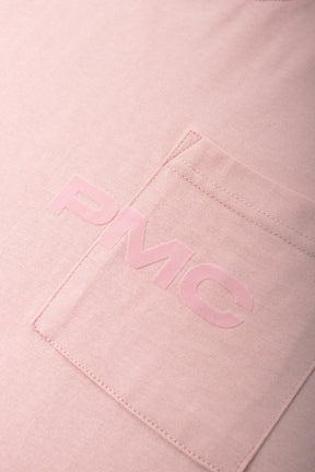Prime Logo Flock Pocket Tee Dusty Pink