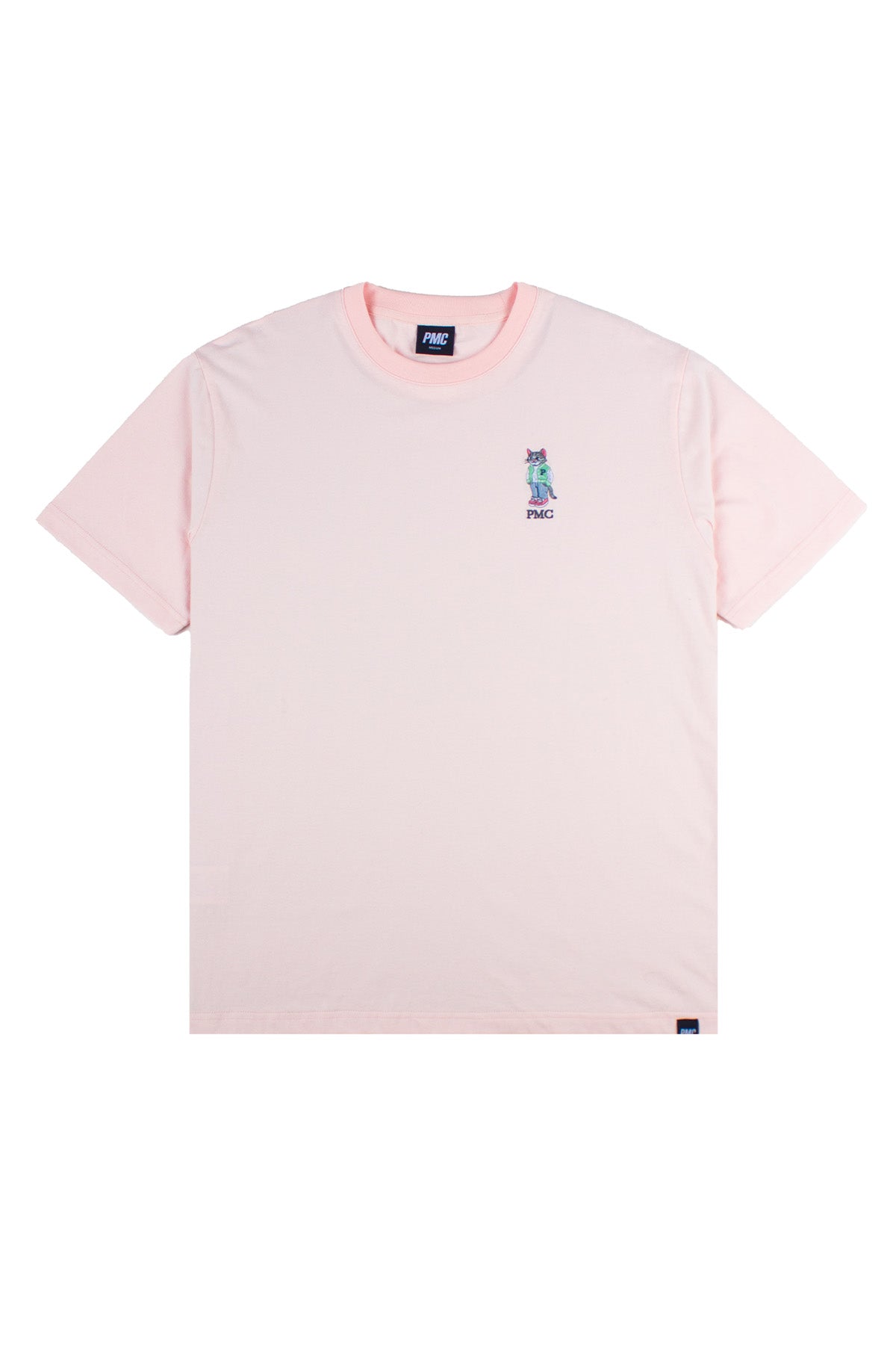 College Cat Tee Pink