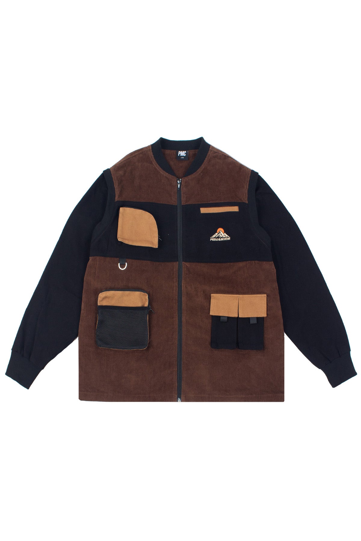 Mountaineering Convertible Jacket Brown