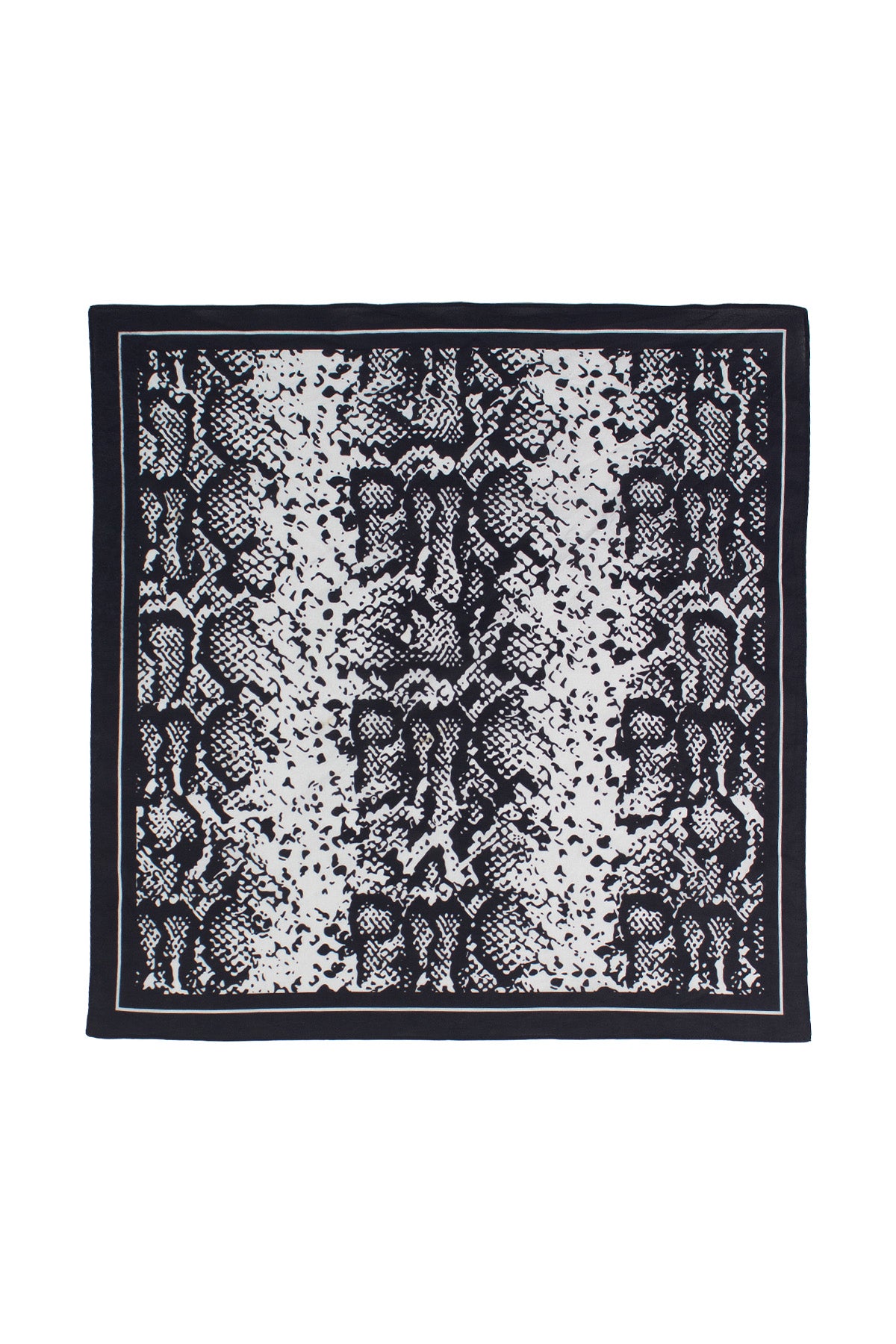 Snake Scale Bandana White