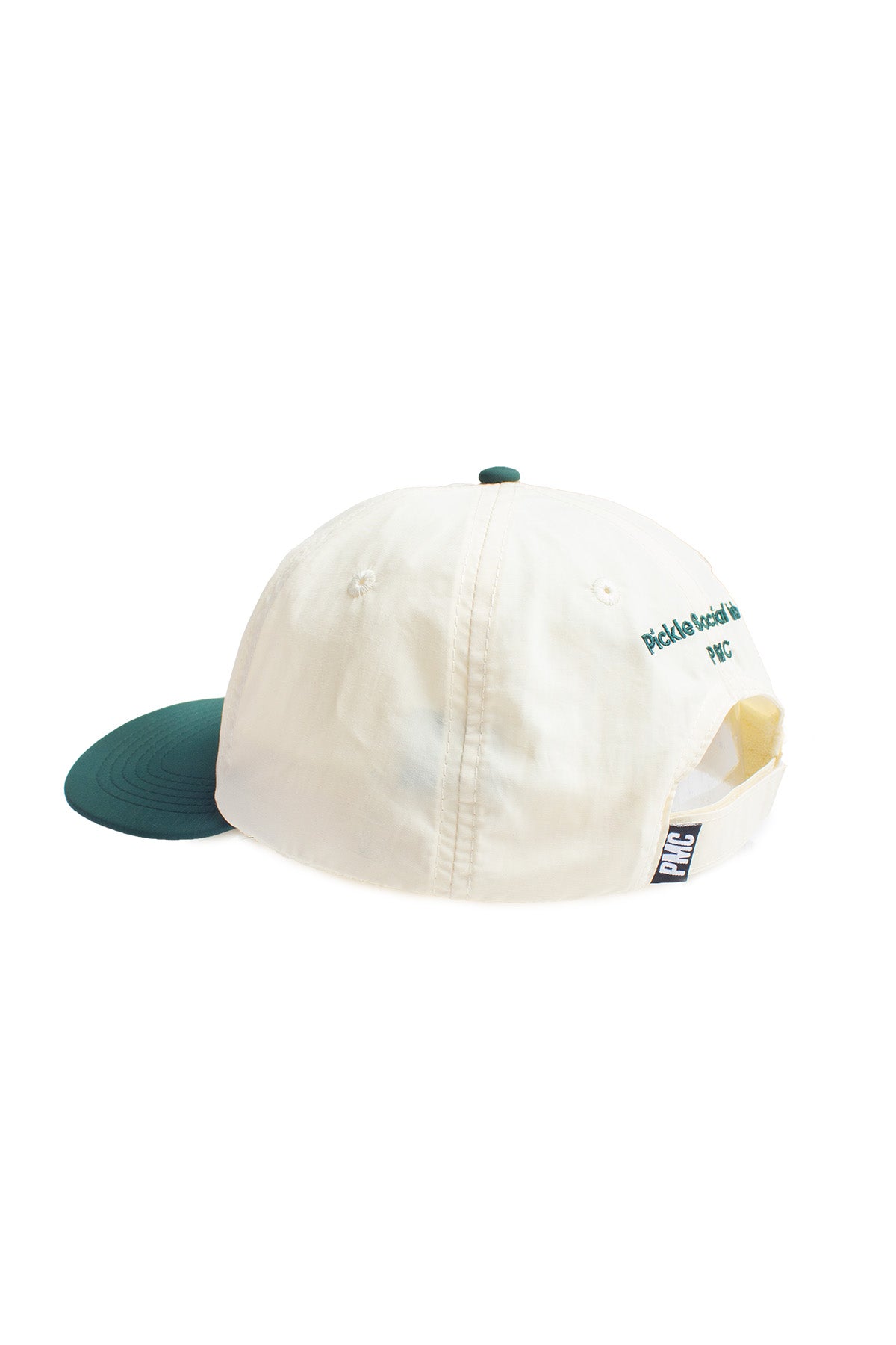 Court Flat Brim 6 Panel Cap Cream