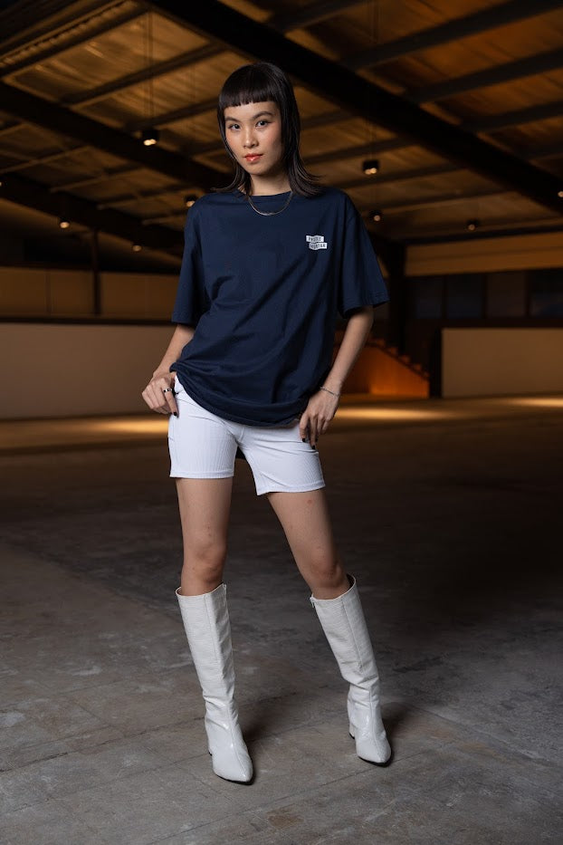 Flying Mechanic Tee Navy Blue