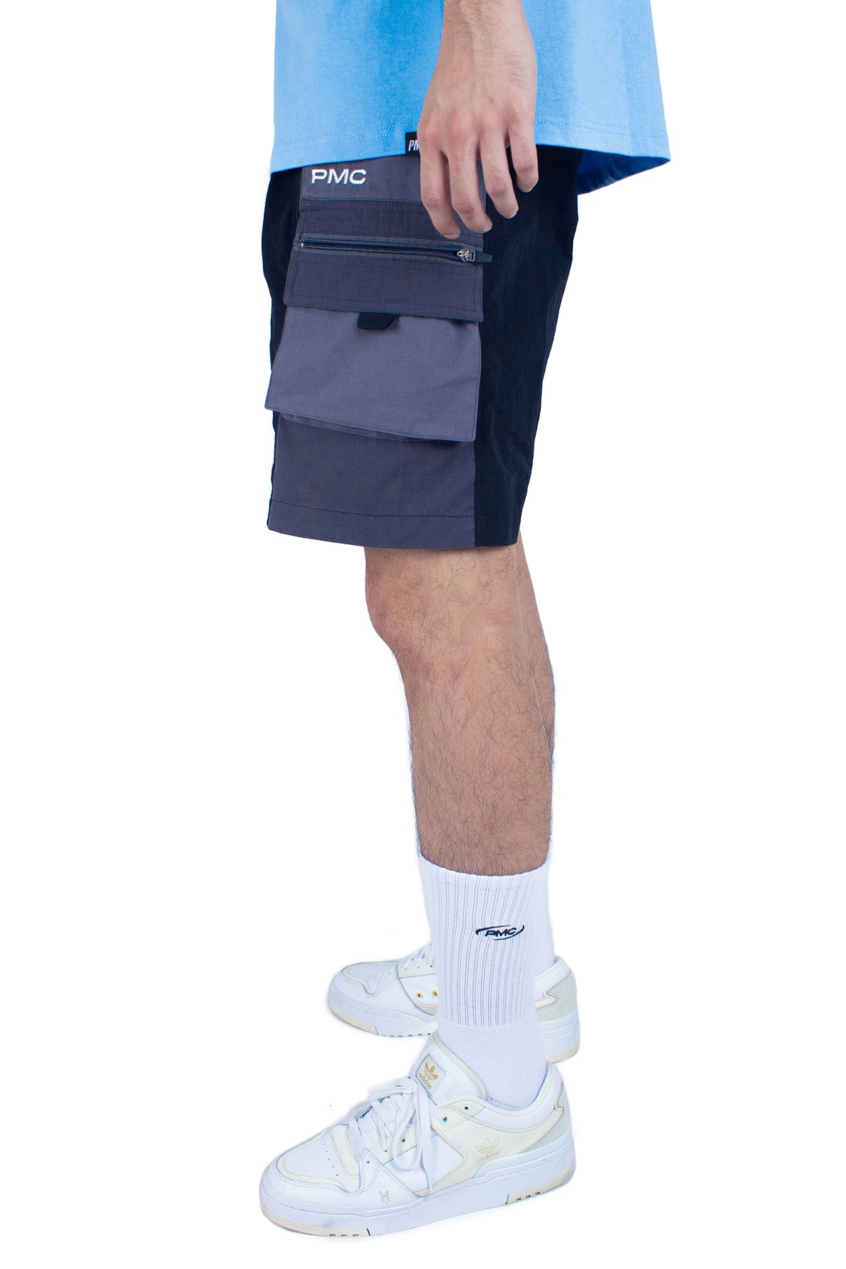 Utility Panel Shorts Black