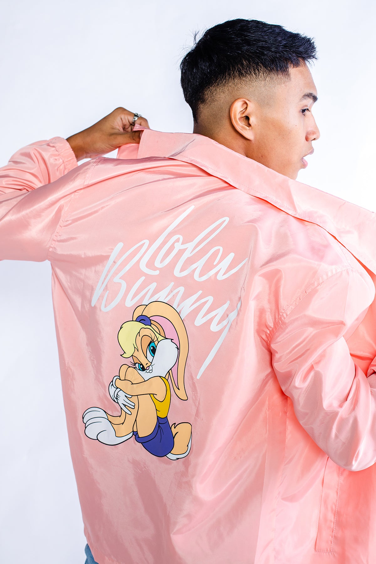 PMC x Looney Tunes Lola Bunny Coaches Jacket Pink