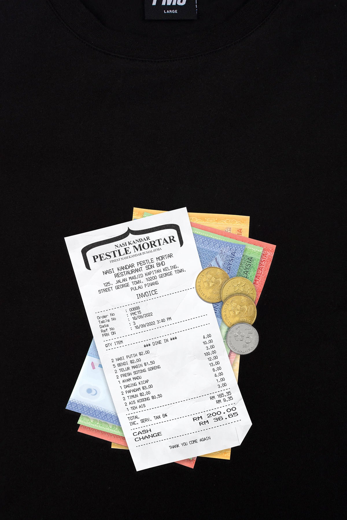 Boujee Mamak Tee Black