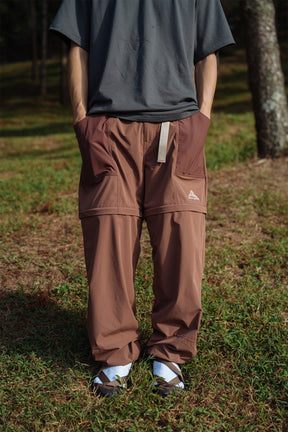 Camper Convertible Pants Brown