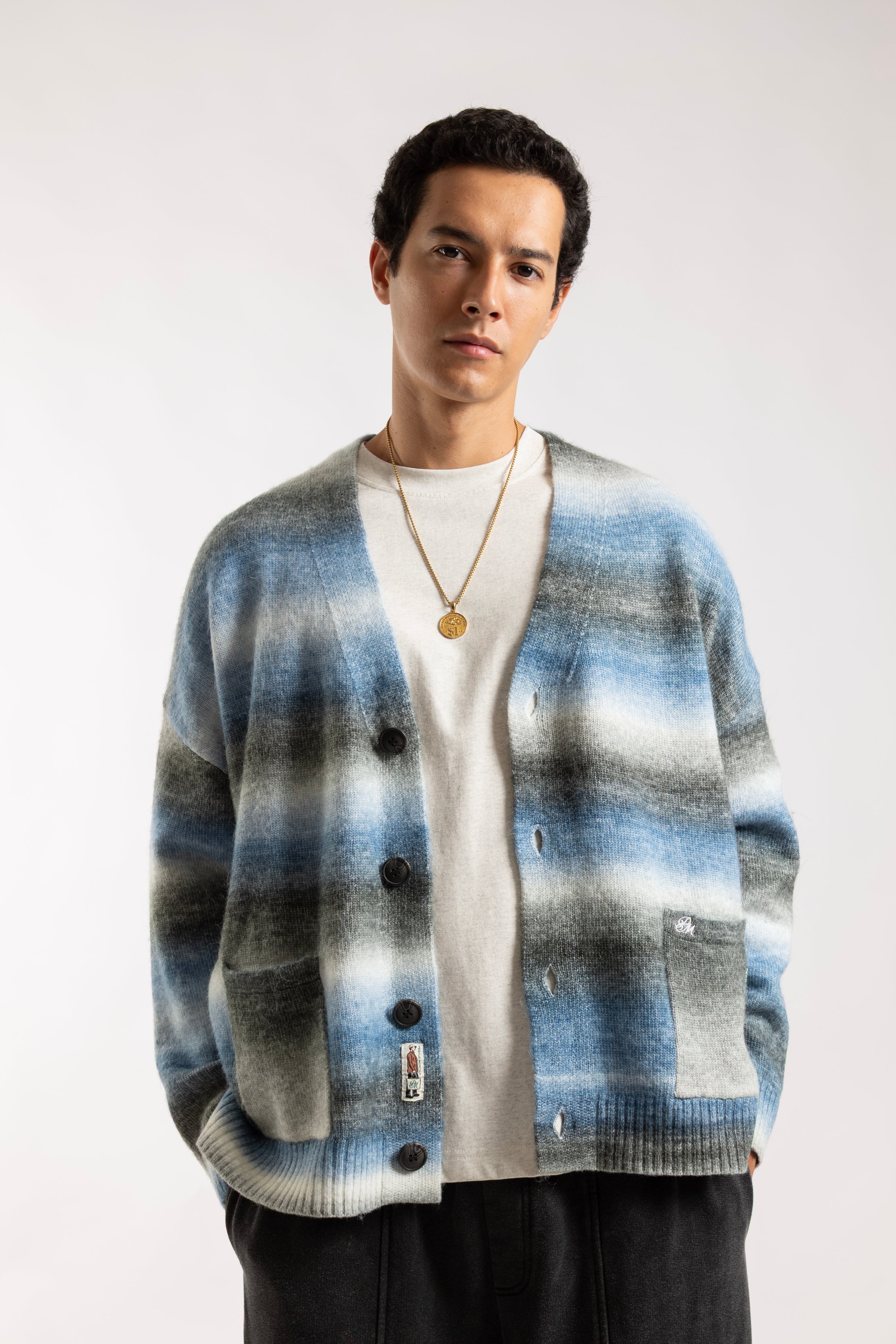 Gradient Knitted Cardigan
