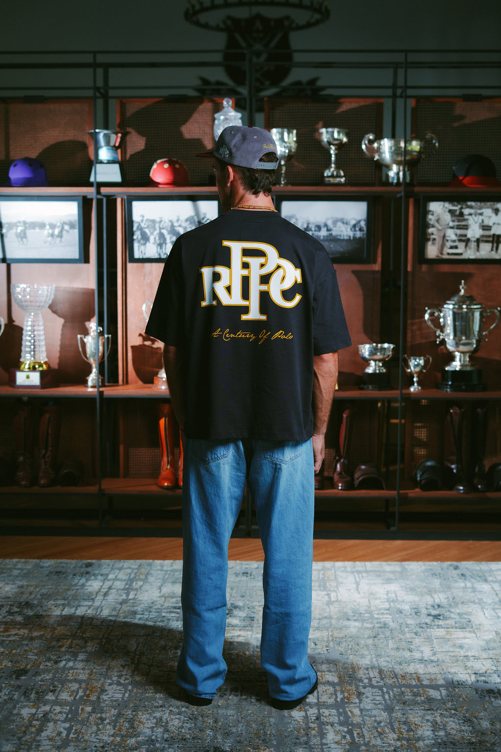 RPPC Monogram Tee Black