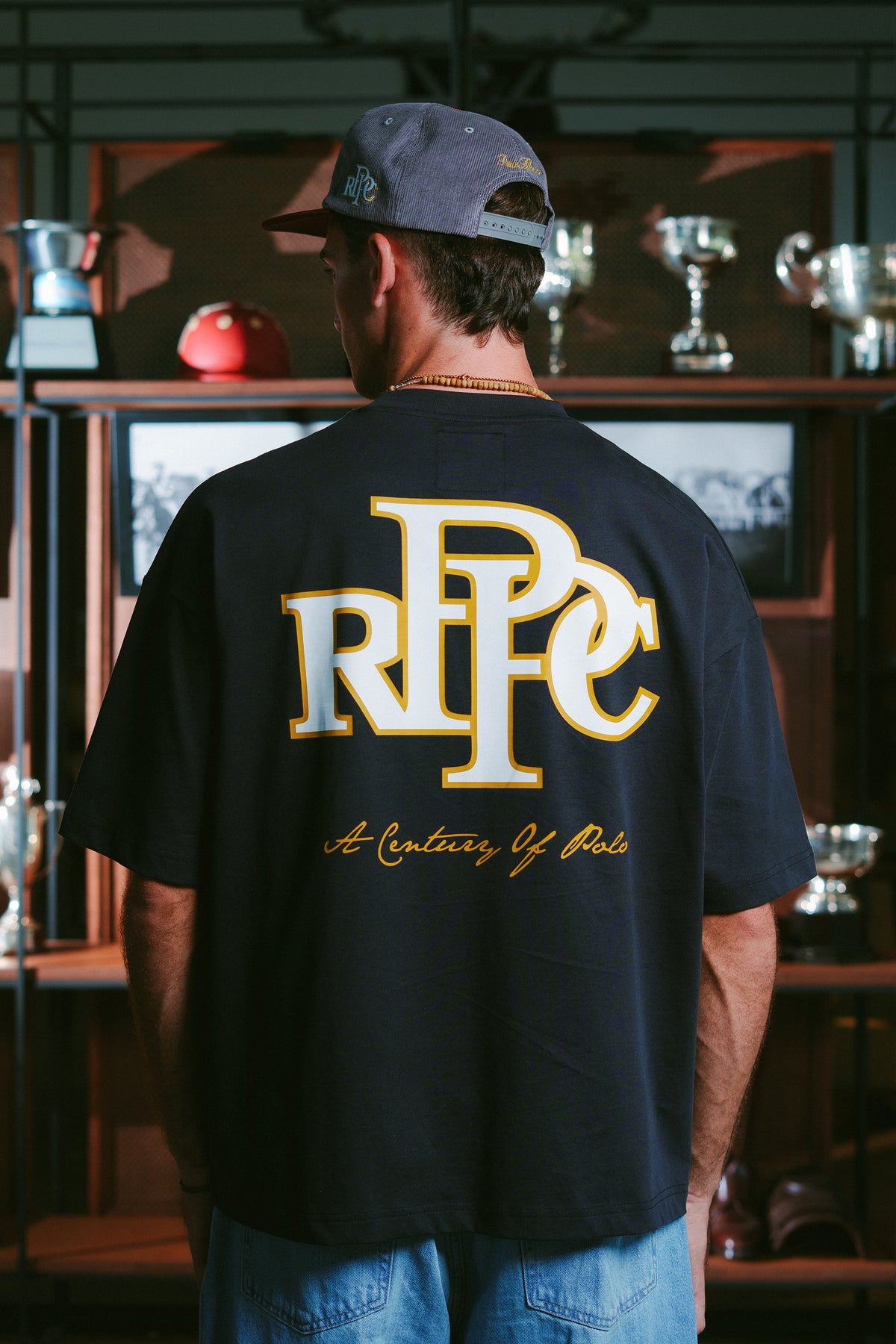 RPPC Monogram Tee Black