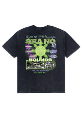 S.E.A. No Bounds, S.E.A No Borders Washed Tee Black