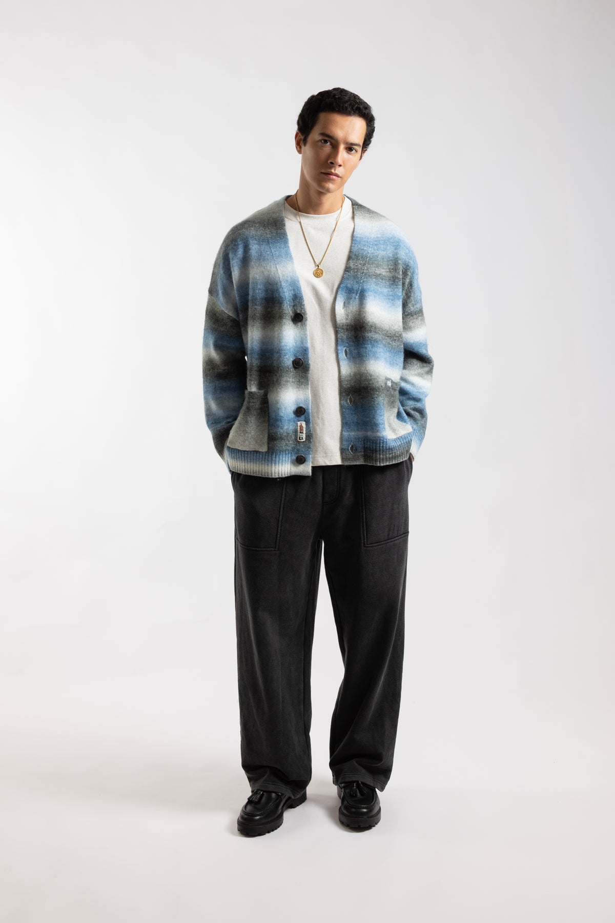 Gradient Knitted Cardigan