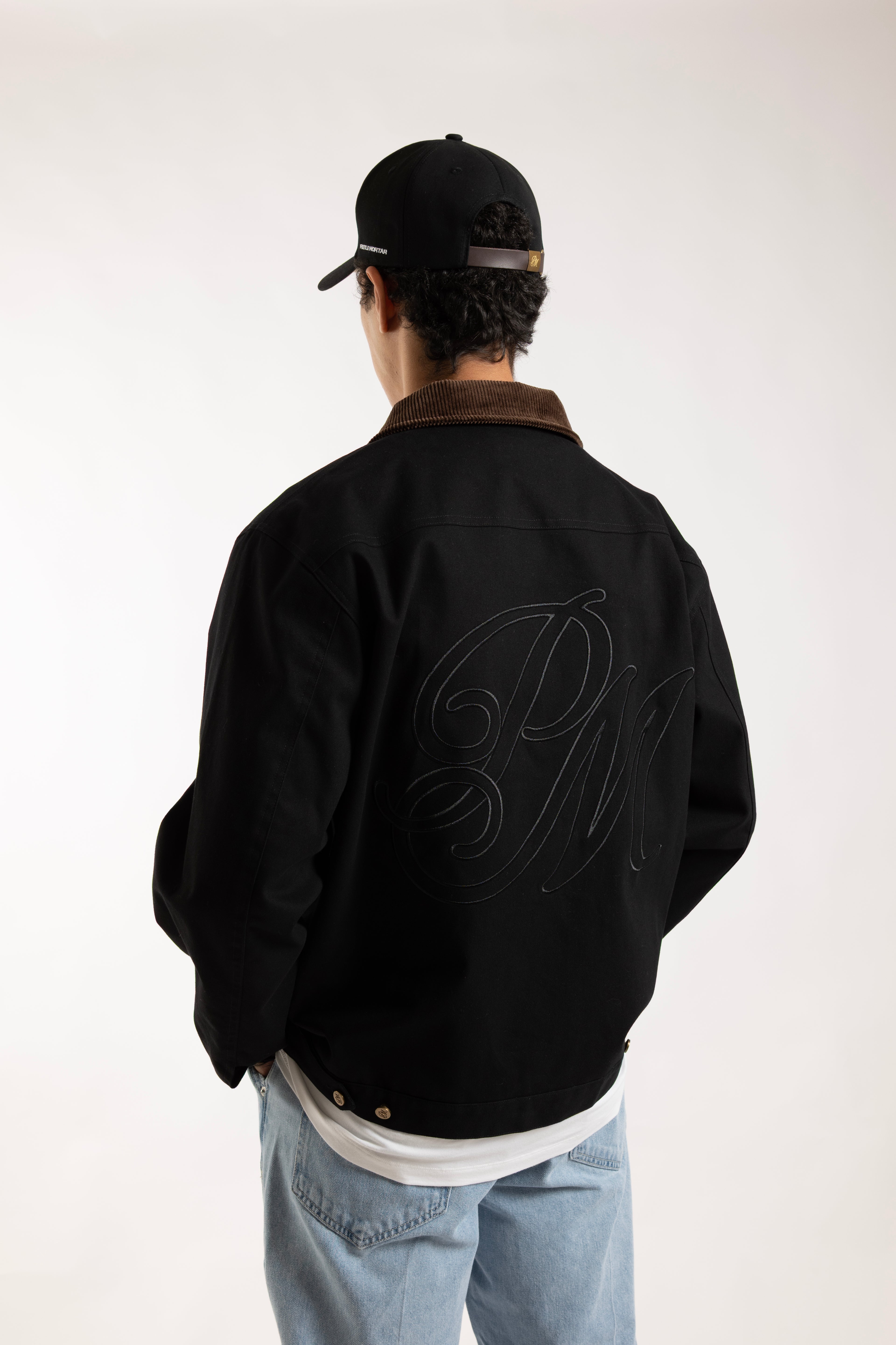 Monogram Canvas Work Jacket Black