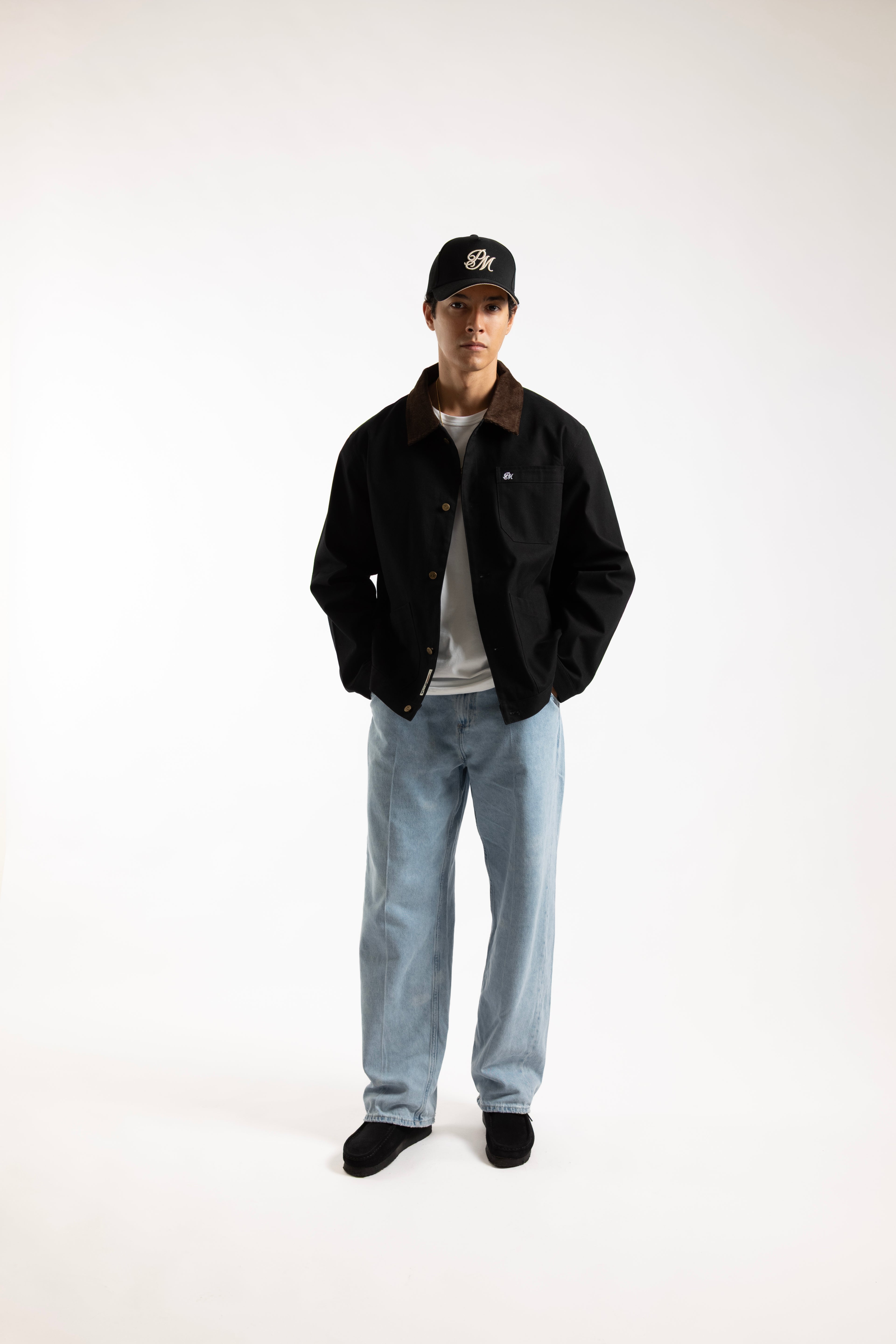 Monogram Canvas Work Jacket Black