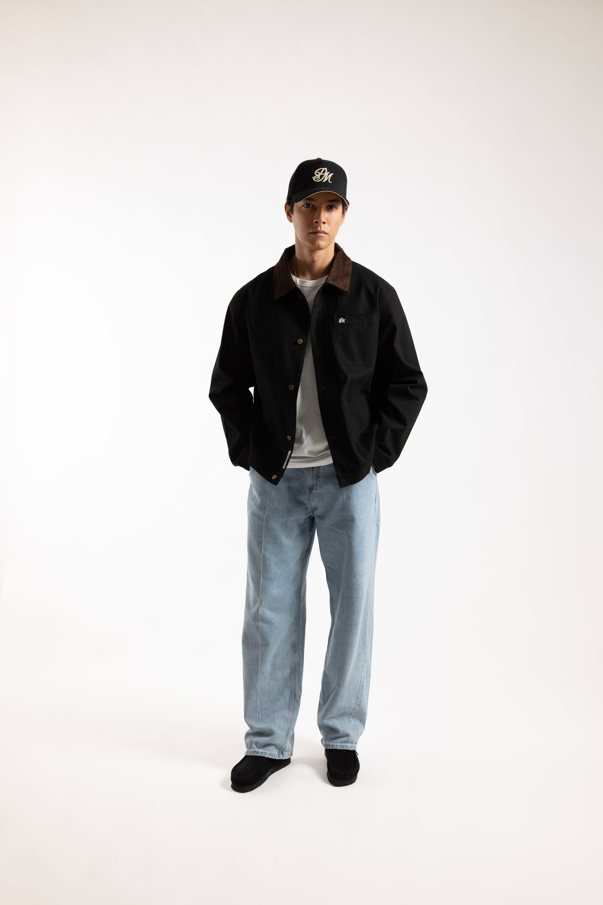 Monogram Canvas Work Jacket Black