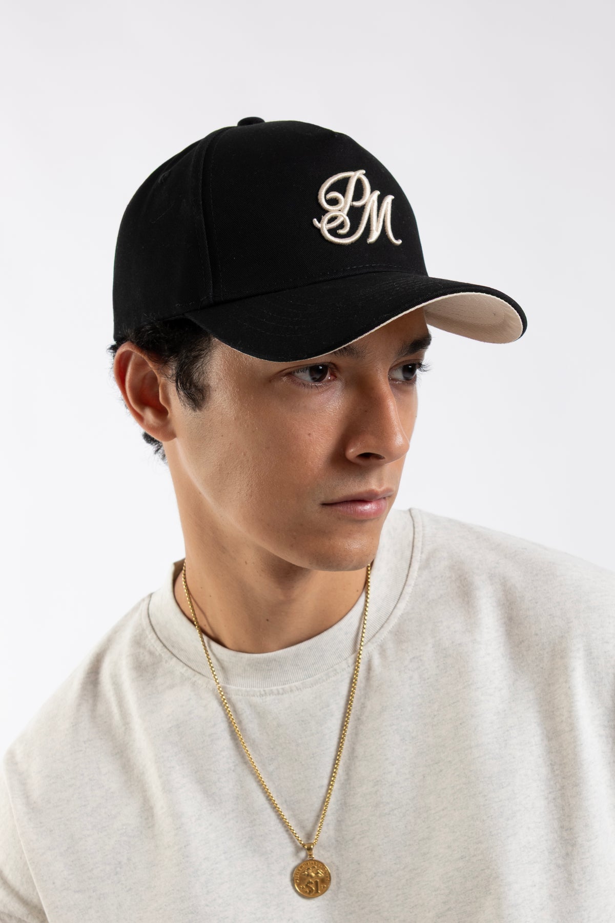 Monogram Cap Black