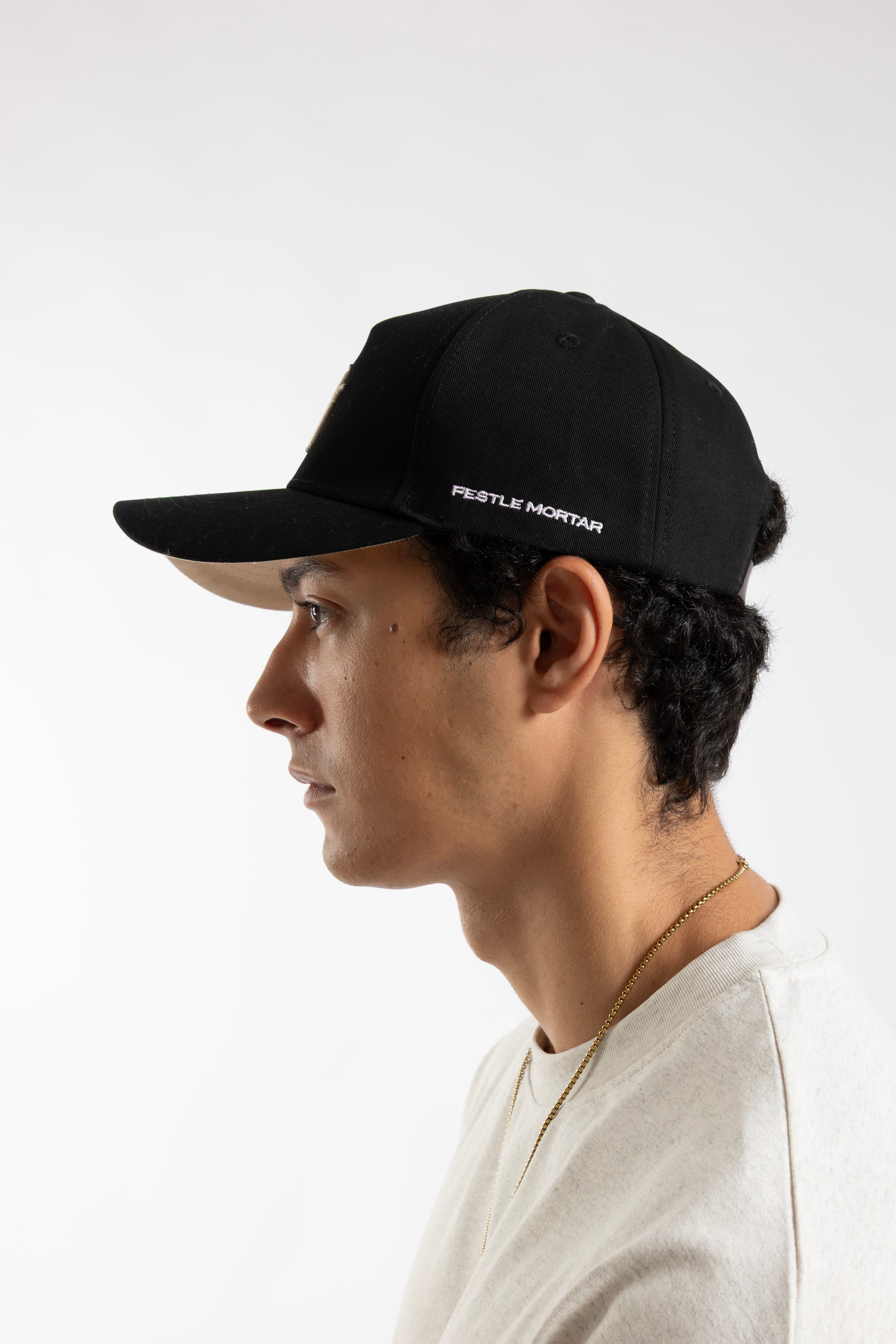 Monogram Cap Black