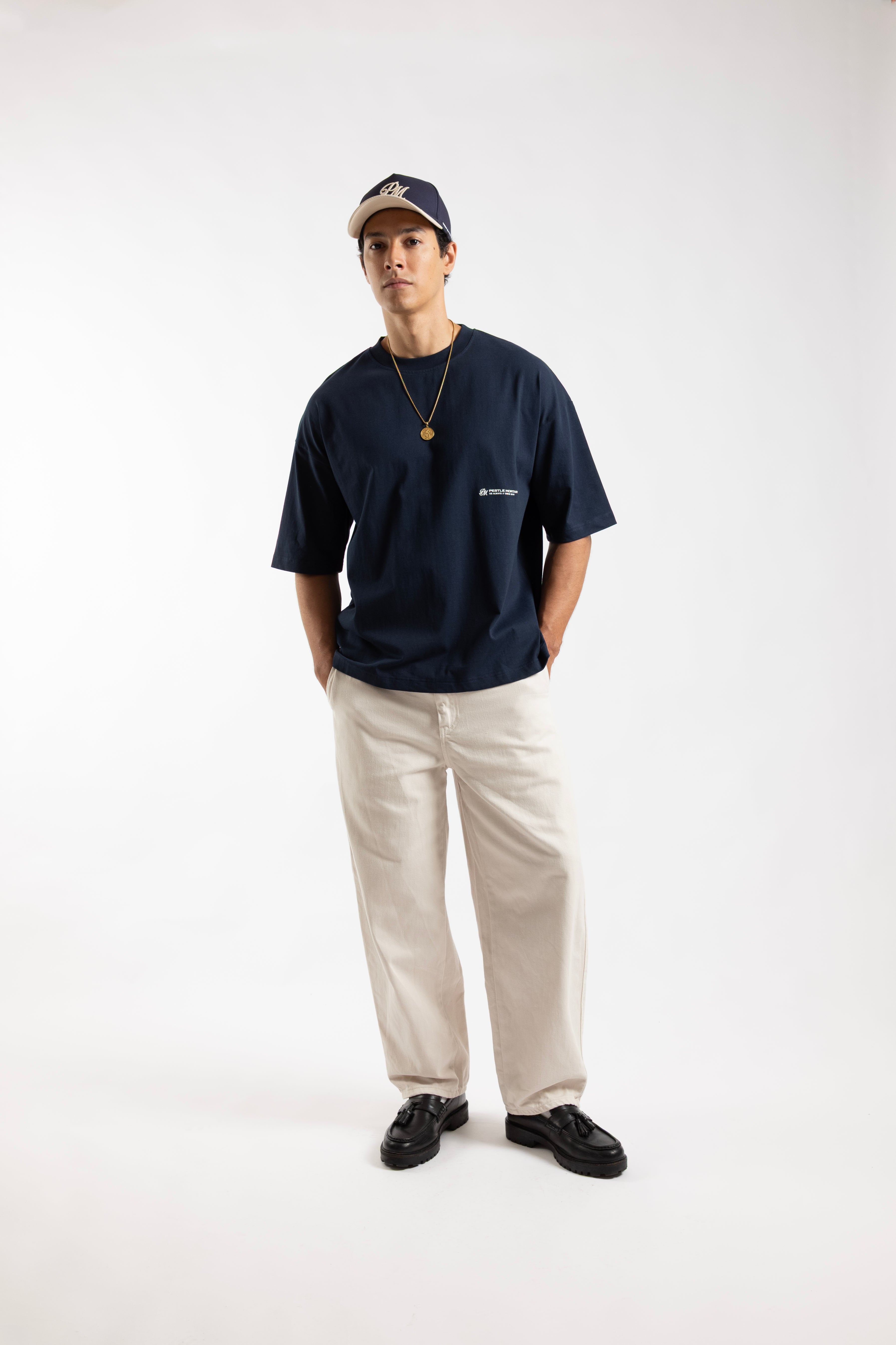 Quintessential Box Tee Navy Blue