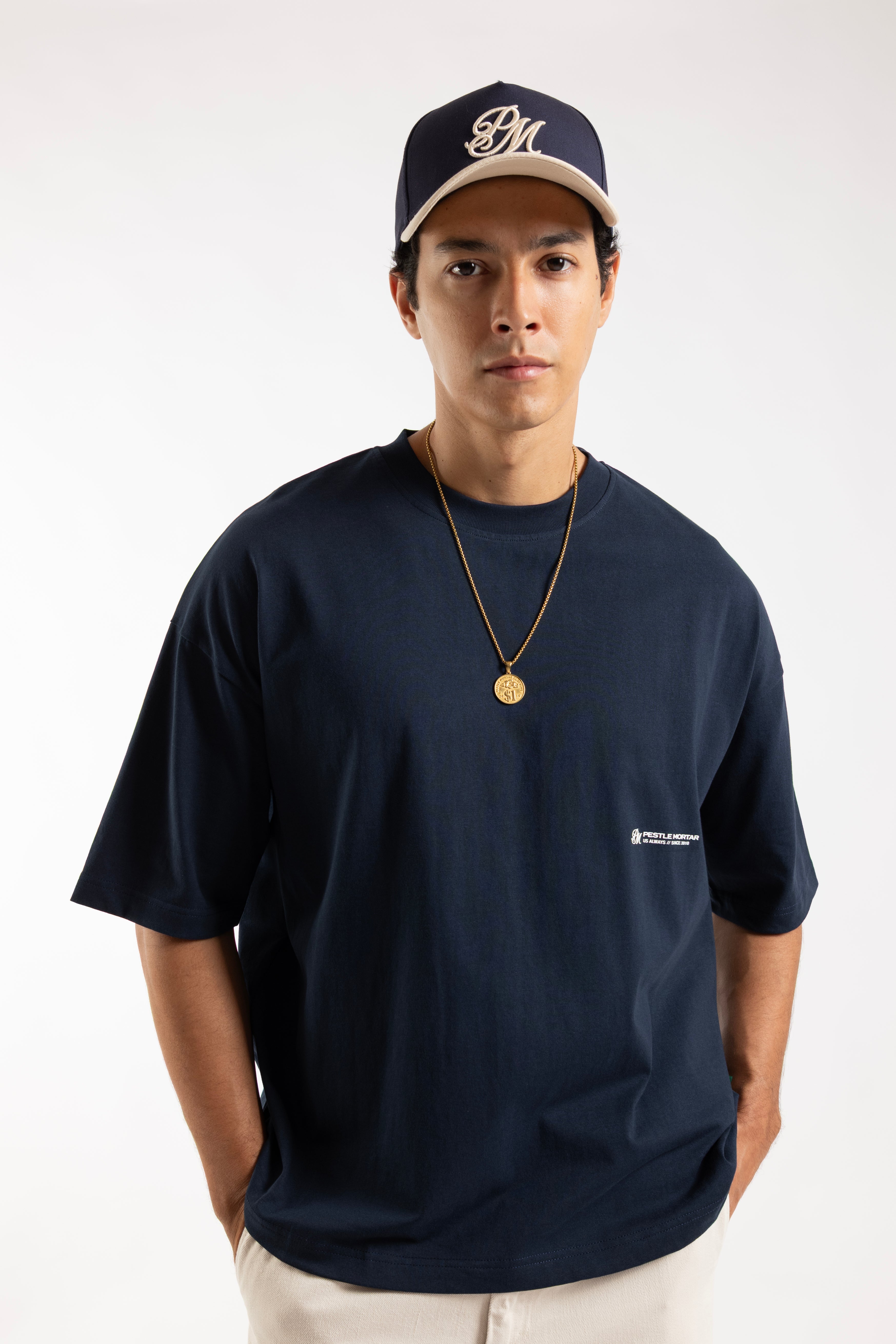 Quintessential Box Tee Navy Blue