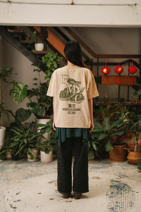 Stoned Washed Rebirth Tee Cream