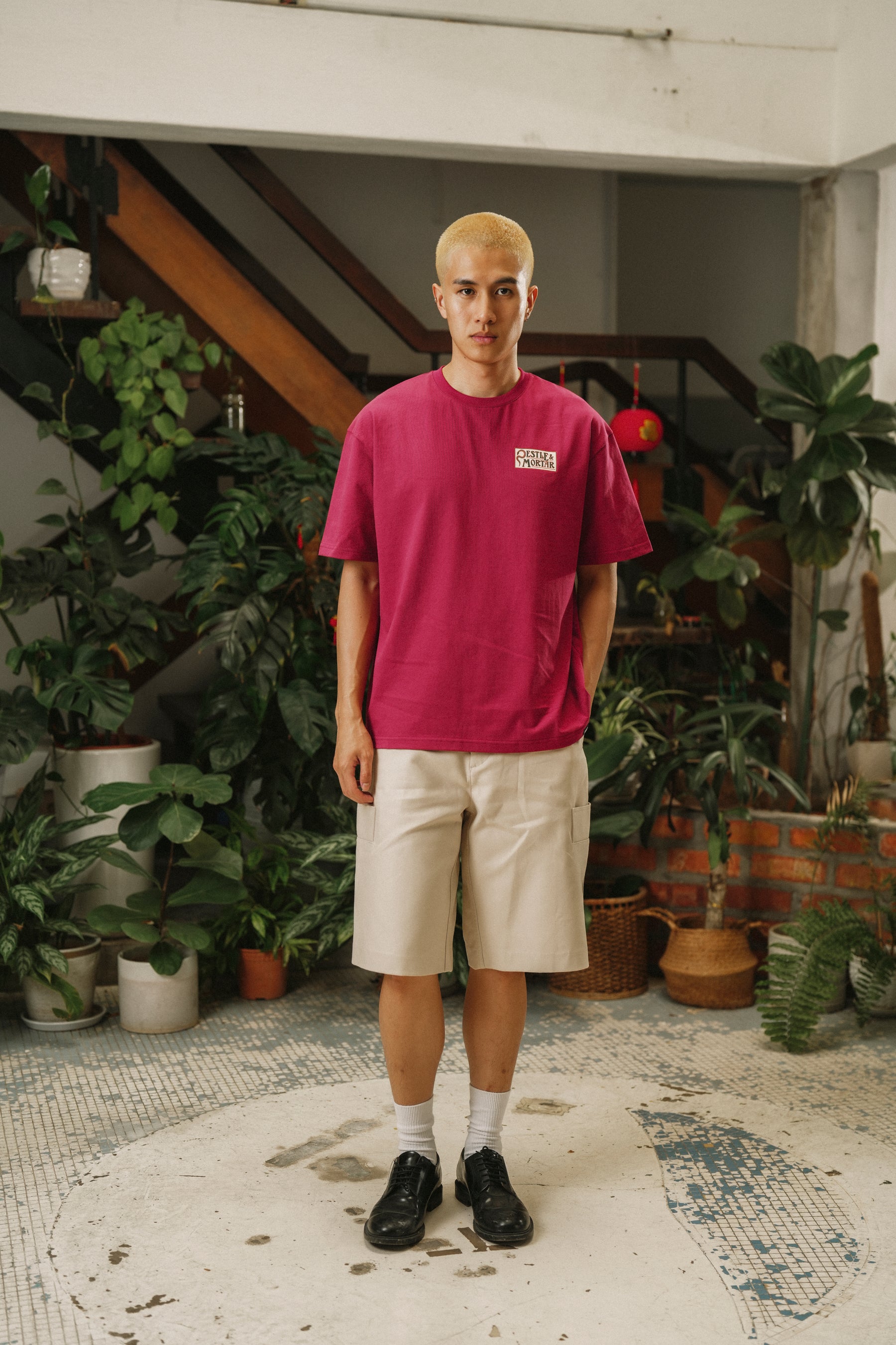 Snake & Ladder Tee Red