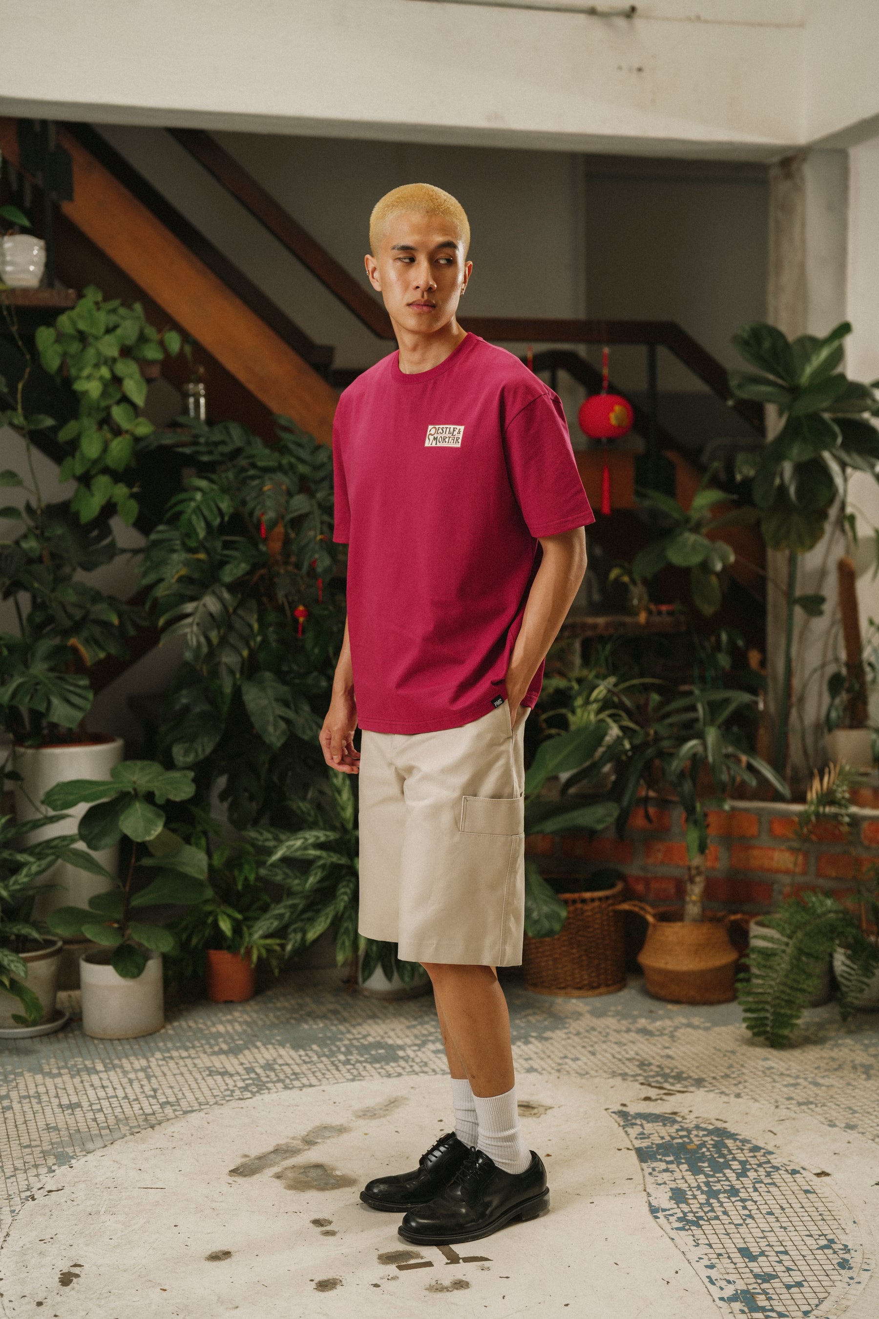 Snake & Ladder Tee Red