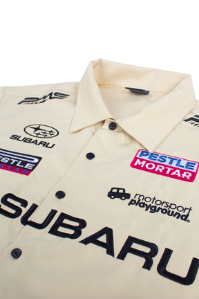 PMC X Subaru Racing Shirt Beige