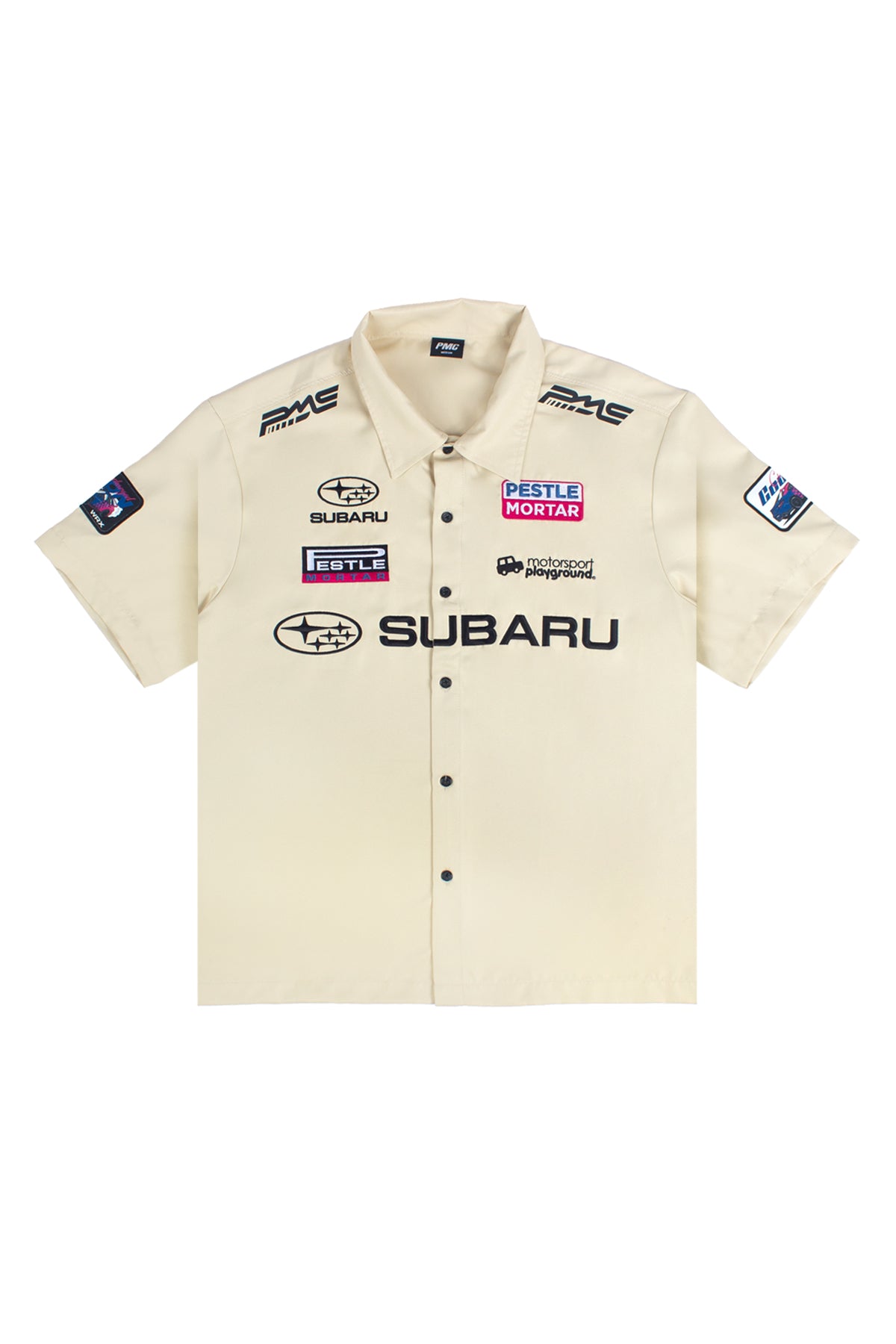 PMC X Subaru Racing Shirt Beige