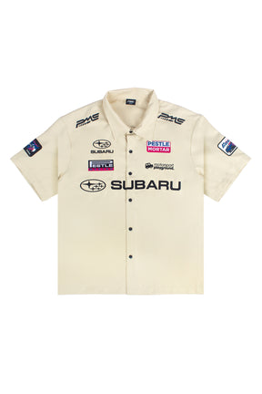 PMC X Subaru Racing Shirt Beige