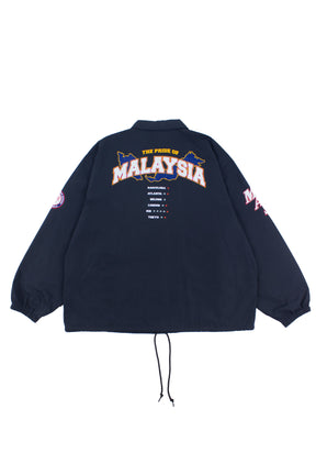 Pride of Malaysia Coaches Jacket Navy Blue