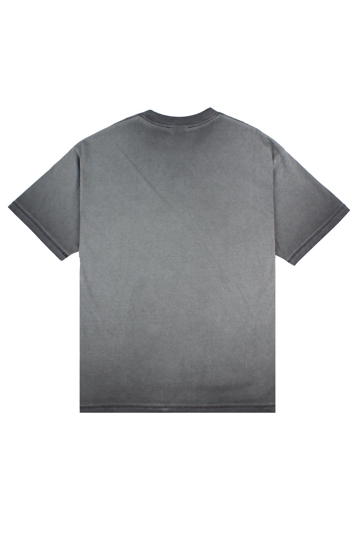 Blurred Liquify Logo Reverse Dyed Tee Charcoal