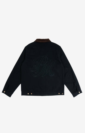 Monogram Canvas Work Jacket Black
