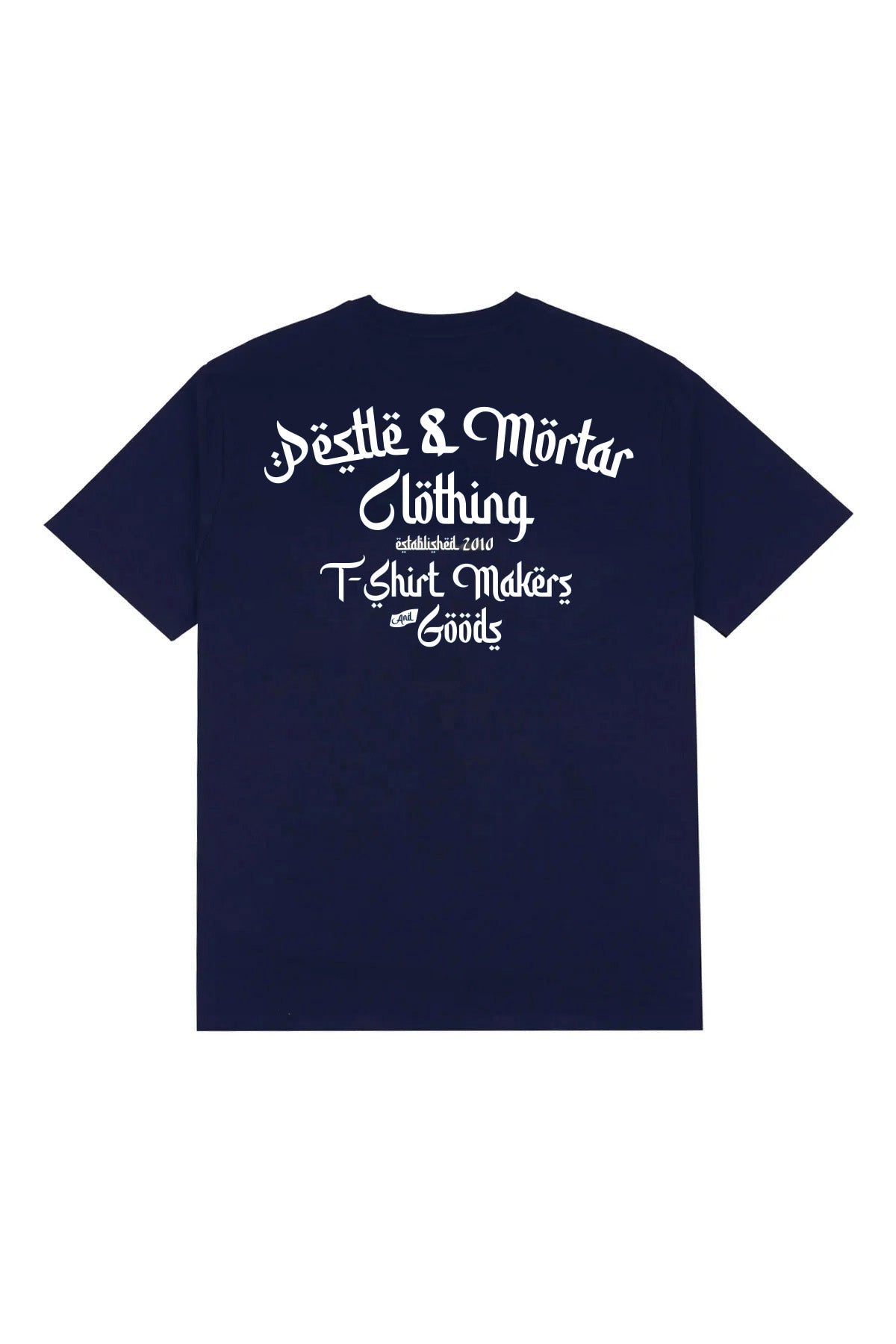 Arabic Flying Mechanic Tee Navy Blue