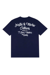 Arabic Flying Mechanic Tee Navy Blue