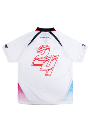 PMC X Evolt Karting Racing Jersey White