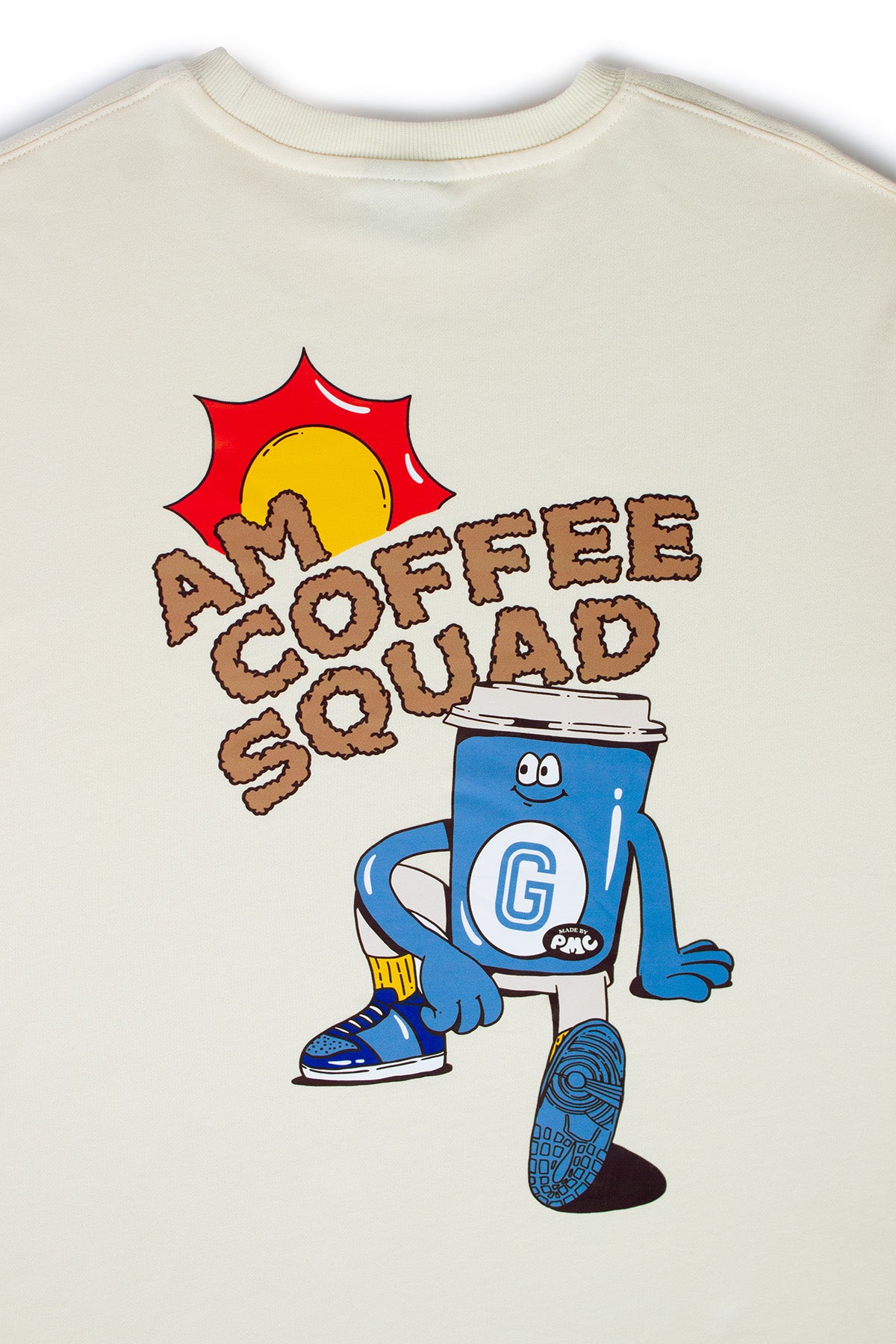 A.M. Coffee Squad Sweatshirt Cream
