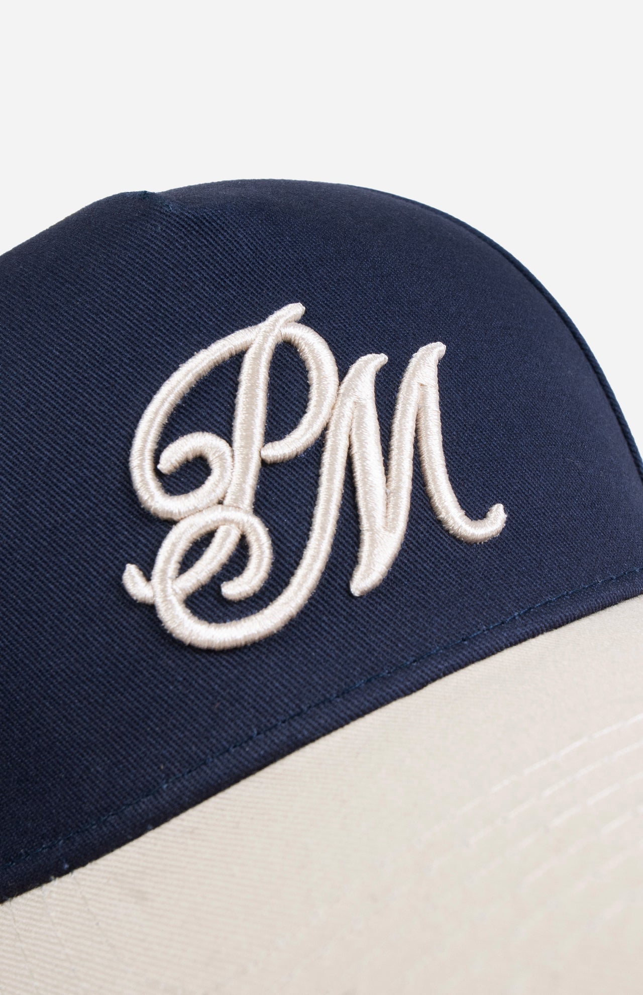 Monogram Cap Navy Blue
